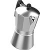 Taurus Minimoka Minimoka 3 - Moka, 3 tazze, base e filtro in acciaio inox, impugnatura ergonomica, valvola di sicurezza, chiusura in silicone per una maggiore sicurezza, adatta per: vitro, elettrica e gas