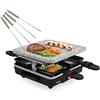 Setpoint Raclette con piastra in pietra, 21 x 21 cm, per 4 persone, 600 Watt