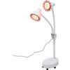 innytund Lampada a infrarossi, 275 W, lampada a luce rossa, a doppia testa, a infrarossi, a 360°, per il trattamento di raffreddori e tensioni muscolari, HG-MLLCR-2857-EU-TDKA