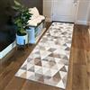 Siunwdiy Tappeto Cucina Antiscivolo Lavabile Patchwork 1.4 metri Crema Grigio Beige Passatoia Corridoio Tappeti Casa Moderno Tappeto Camera Per Cucina Bagno Soggiorno Passatoia Al Metro，50x140cm