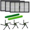 Chuancheng Set di filtri per spazzole laterali a rullo per aspirapolvere iRobot Roomba serie S S9/S9+