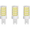 Aiwerttes G9 10W lampadina LED equivalente a 150W alogena 1000 lumen Bianco freddo 6000K 220V camera da letto lampada LED a risparmio energetico, 3 pezzi