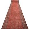 rugsx Passatoia antiscivolo LOTUS TRADITION 58160 Classico, Ornamento rosso - Lavabile - 80x500 cm - Runner per corridoio e cucina