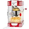 Stagecaptain PCM-300 Macchina per Popcorn, Popcorn Maker per casa | Design retrò con atmosfera cinematografica, Popcorn facilissimo da fare grazie ai pratici cucchiai dosatori per olio e mais