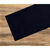 Tata Home Tappeto Cucina in Ciniglia Antiscivolo Lavabile Passatoia Multiuso Corridoio Camera Ingresso Resistente Tappeto al Metro Made in italy 52x300 cm Colore Nero
