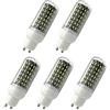 Aoxdi GU10 Lampadina LED 9W Small Edison Screw, Bianco Freddo, LED Luce Lampadine SES GU10, 96 SMD 4014 LED 9W Mais Lampada, AC220-240V, Pacco da 5