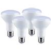 LEDLUX 4 Pezzi Lampada LED E27 R80 Faretto Spot 9W 220V 806 Lumen (Bianco Caldo)