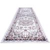 SaRani Tappeto Guida Passatoia Corsia Classico Orientale Pelo Corto Lungo per Corridoio, Ingresso, Scala (Bianco, 290x70 cm)