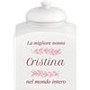 Maverton Biscottiera in ceramica, stampa personalizzata | Barattolo da cucina 3 L, protezione ermetica del barattolo per dolci, pensiero speciale per la donna, foglie al vento