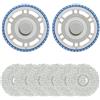 UTTASU Supporto per mocio ECOVACS, con 8 cuscinetti in microfibra compatibile con robot aspirapolvere T30/OMNI T50 MAX PRO N30 PRO