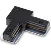 Ideal Lux LINK 1 PHASE SURFACE ON-OFF GIUNTO A L PER BINARIO NERO L 70,5 x H 18 x P 70,5 mm