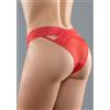 Allure Crotchless Desire Panty Red