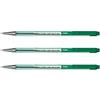Pilot Penna a sfera retrattile BPS-Matic a punta fine, confezione da 3 pezzi, colore: verde