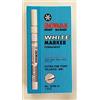SNOWMAN Confezione da 12 pennarelli permanenti Snowman colore bianco punta extra sottile 1 mm per tutte le superfici