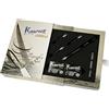 Kaweco CALLIGRAPHY - Set penna stilografica, colore nero (1.1/1.5/1.9/2.3)