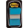 Post-It Segnapagina Formato Medium 680, Dispenser Da 50, Blu Vivace, Azzurro, Medium