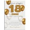 Printerland Certificato Compleanno migliore 18 anni maggiorenne Formato A4 Idea regalo Speciale premio Riconoscimento Attestato diploma sorpesa originale (18 anni)