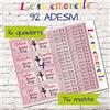 Generico Kit Set 90 Etichette Adesive personalizzate con nome e ''BALLERINA'' materie per bambini a scuola asilo ed elementari, Adesivi per Materiale scolastico, Quaderni, Matite, Penne