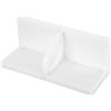 SHINEOFI Piastra Spingipappa per Taglierina Carta, Plastica Bianca