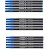 Schneider Topball 850 Ricarica per penna roller (formato Euro, spessore del tratto 0,5 mm) (15 pezzi blu)