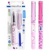 Pryma Penna Cancellabile Stilo Blu - Punta EF 3,4 mm - Lunghezza 14,5 cm - Inchiostro Cancellabile - Corpo in ABS e Acciaio - Ideale per Scuola e Ufficio (Rosa)