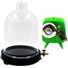 MagiDeal Set campana per sottovuoto Cappuccio dimostrativo sottovuoto Disco trasparente per cappa sottovuoto