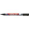 edding 361, Marker per lavagna bianca, Punta proiettile 1 mm, Pennarello lavabile, Nero