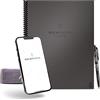 Rocketbook Fusion Quaderno Appunti Digitale - Riutilizzabile Taccuino Digitali A4 Grigio A Spirale Agenda Giornaliera, Planner Settimanale, Penna Cancellabile Pilot Frixion Inclusi, Gadget Tecnologici