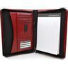 office box Portadocumenti Organizzatore Portfolio A5 Dynamic Classic - REF.74546- con chiusura a cerniera, blocco e scomparti interni multipli by Office Box (Bordeaux Classic)