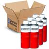 Dimensione Elettronica S.R.L. 6 PEZZI bombolette aria compressa spray 400 ml LINK pressurizzata con cannuccia per pulizia pc, dispositivi elettronici e su ogni parte difficile da raggiungere by Dimensione Elettronica