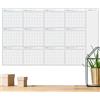Generic Planner annuale da parete - Calendario da parete annuale laminato, Planner annuale | Agenda da muro cancellabile a secco Calendario annuale da parete per famiglia, agenda da parete extra large p