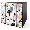 Shareprinting Set da 4 raccoglitori ad anelli - GATTONI (H31 cm con 2 anelli)