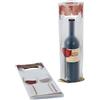 Propac Z-SHBL Shopper in Plastica con Manico per Bottiglie, 15 x 44 cm, Colore Trasparente - Set di 50 Pezzi