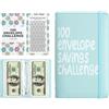 Furtryvl 100 buste Money Saving Challenge - 100 buste di risparmio - buste per contanti e spese per la gestione del bilancio monitoraggio reddito casa acconto
