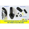 Autokit Gancio Vetro Posteriore Finestrini per Panda Classic Maniglie Chiusura Voletto