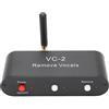 HUSHUI VC2 Karaoke Vocal Remover, Canceller della Voce in Tempo Reale con Ingresso Aux da 5,0 e 3,5 Mm, per Altoparlanti e Macchine per Karaoke