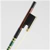 VINGOBOW 4/4 Full Size Pernambuco Arco Violino In Fibra di Carbonio Arco con Pietre Brillanti Capelli Cavallo Naturale Filo Oro Avvolgimento Violino Bow