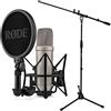 RØDE Rode NT1 5th Generation XLR USB Studio microfono + supporto microfono Keepdrum