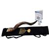 Yaliland Shofar Yemenite Kudu Horn Shofar con spray anti odore, guida Shofar da Israele (76-81 cm), naturale)