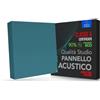 Addictive Sound Pannelli Fonoassorbenti Premium 50x50x11 cm, Verde mare | Linea Premium: tessuto 265 g/m2, Classe A EN ISO 11654, kit di montaggio parete e soffitto