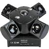 YASTA Testa Mobile 4 LED 80W RGBW Faro Luce Da Discoteca Rotante Proiettore Luci Party Dmx Professionale Movimento Scena Colori Per Feste Ed Eventi