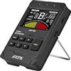 FUNFANG Accordatore, AMT-600 Tuner, metronomo e generatore di toni 3 in 1 ricaricabile 2,5 pollici LCD a colori per chitarra mini metronomo digitale metronomo elettronico con cavo pickup clip-on per chitarra,