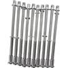 JISADER 10 viti per aste di tensione, viti, viti per tamburo con dadi per rullante, grancassa, accessori, pezzi di ricambio, 6x100 mm