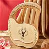 BAMFY Lyre Harp 16,19,32 Corde Arpa Lira Tradizionale Strumento Musicale Corpo In Mogano Portatile Lira Arpa Con Chiave Di Accordatura, Set Di Corde Sostitutive, Plettri(19-Stringed - Boxed - Deer Log