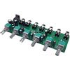 Oikabio 6 Mixer Stereo Distributore Audio Scheda di Miscelazione con Controllo del Volume DC5-24V 1PC 6 Ingressi 1 Uscita