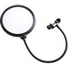keepdrum EMH019 - Filtro antipop per microfono nero bianco