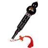 YEJBBUC Zucca Hlute Strumento a fiato con nodo cinese a fiato cinese Hulusi Flauto nero B Key