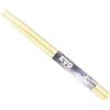 EVO Drumsticks - Bacchette per batteria professionali modello 5AB in hickory, noce americano con punta in legno, punta a ghianda, legno a stagionatura naturale, made in Italy