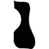 VAttea Per Guild D20-D40 Crystal Style Foglio autoadesivo Chitarra Acustica Battipenna Parti (nero)