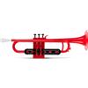 Classic Cantabile MardiBrass Tromba in ABS Plastica - Valvole Perinet - 510g leggera - Foratura: 11,6 mm - incl. Bocchino e Gigbag - rosso